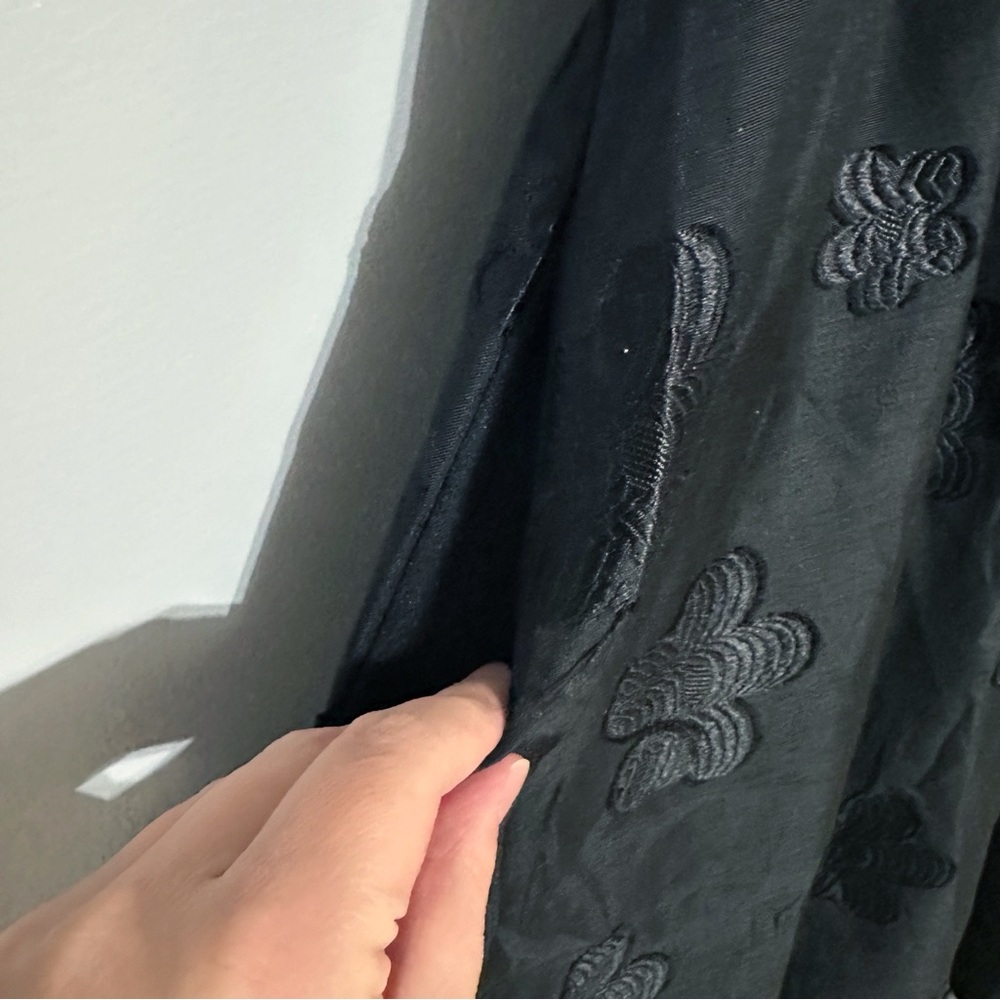 NWT Baltic Born Elegant Black Floral Dress - Picture 6 of 11